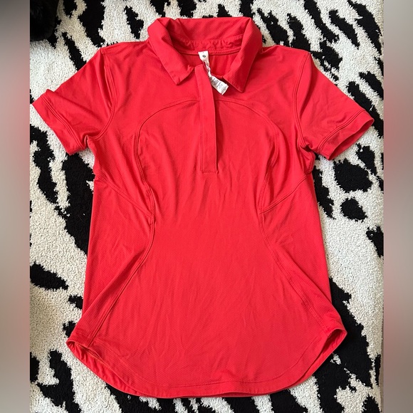 lululemon athletica Tops - Lululemon Golf Top Size 2 Red